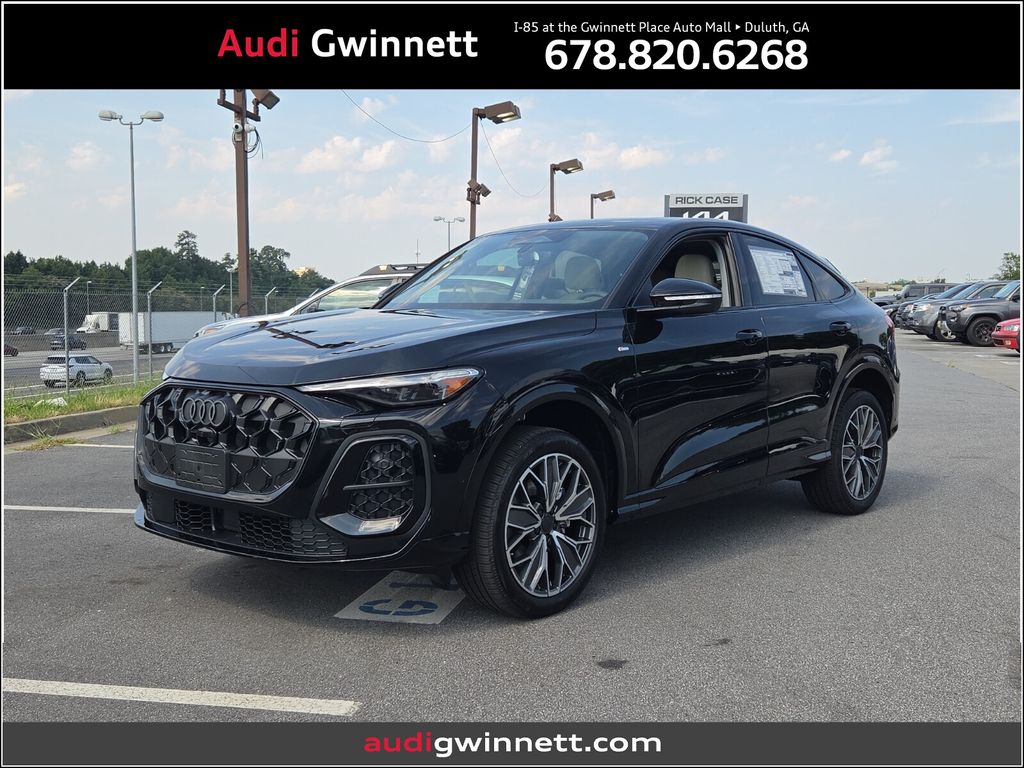 Mythos Black Metallic 2026 Audi Q5 Sportback Sedan All-Wheel Drive 7-Speed Automatic