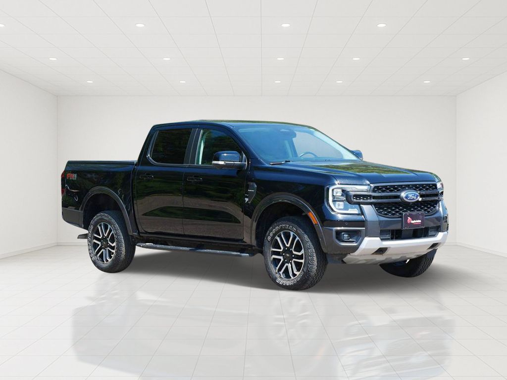 Shadow Black 2024 Ford Ranger Pickup Truck Four-Wheel Drive Automatic