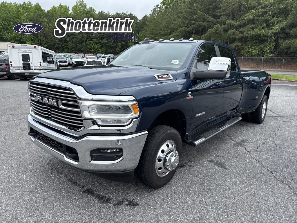 Patriot Blue Pearlcoat 2023 RAM 3500 Pickup Truck Four-Wheel Drive 6-Speed Automatic