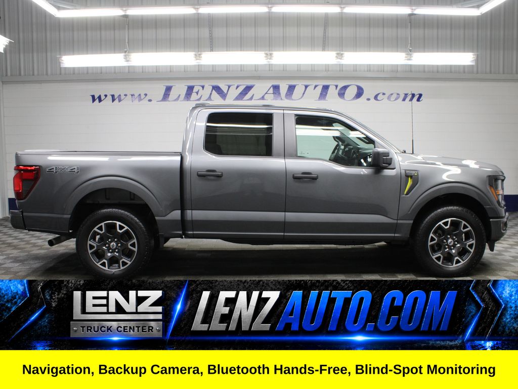 Carbonized Gray Metallic 2024 Ford F-150 Pickup Truck Four-Wheel Drive Automatic