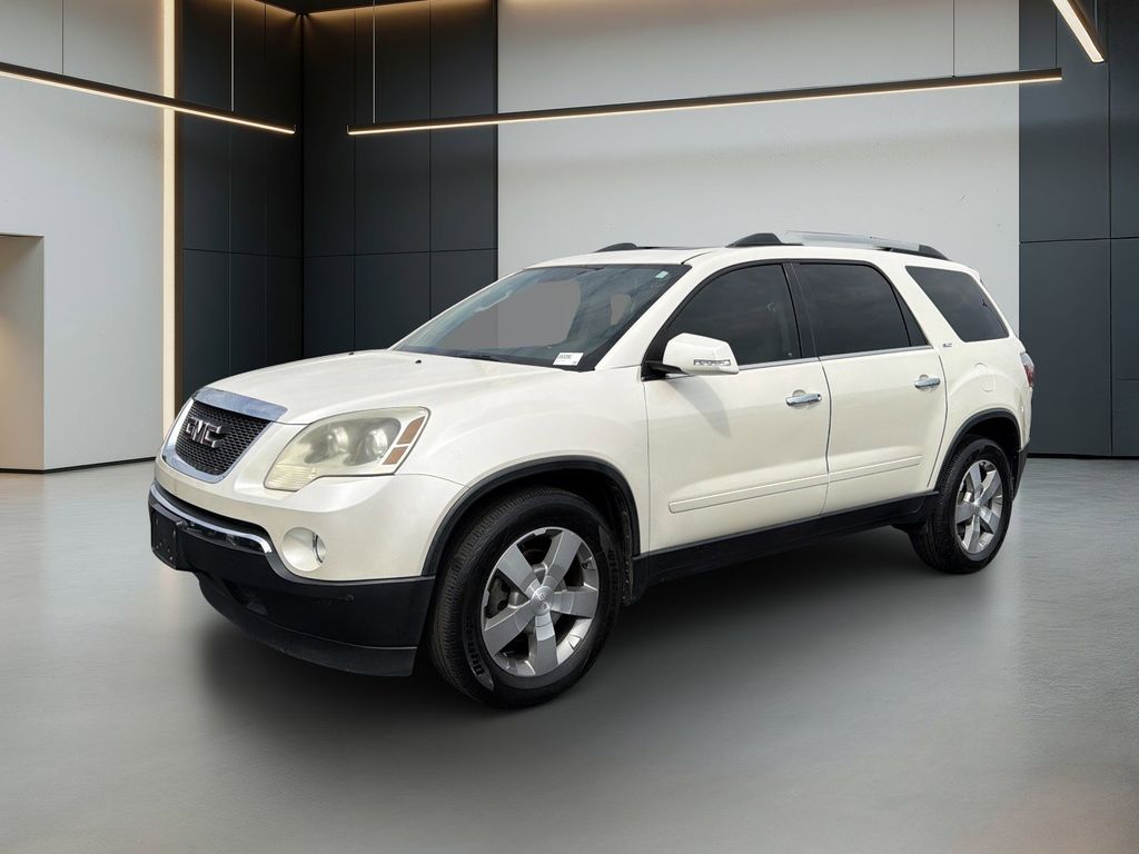 White Diamond Clearcoat 2012 GMC Acadia SLT-1 FWD SUV / Crossover Front-Wheel Drive 6-Speed Automatic Overdrive