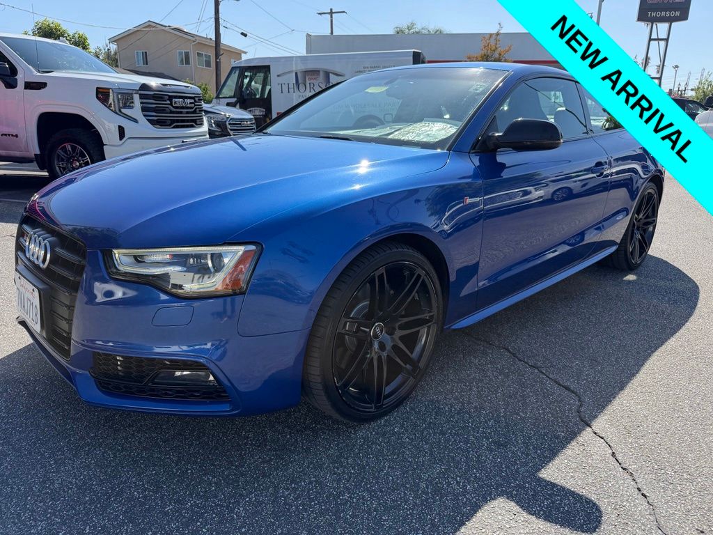Blue 2017 Audi S5 Coupe All-Wheel Drive 7-Speed Automatic
