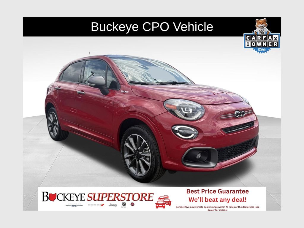 Passione Red 2023 FIAT 500X SUV / Crossover All-Wheel Drive 9-Speed Automatic