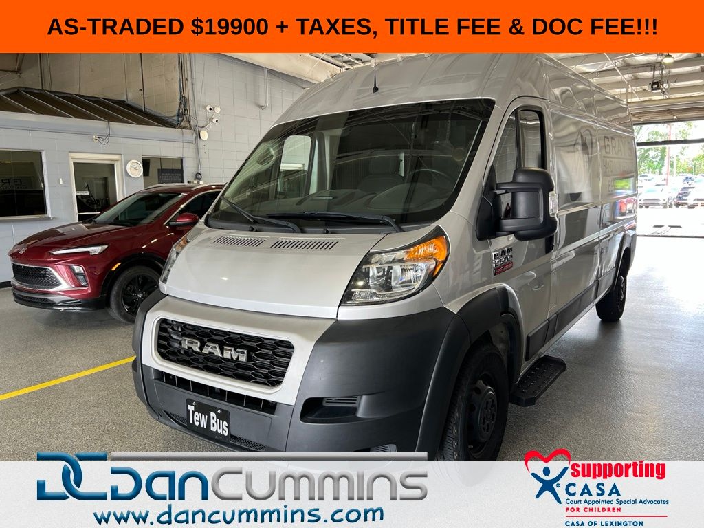 Bright Silver Clearcoat Metallic 2020 RAM ProMaster Van Front-Wheel Drive 6-Speed Automatic