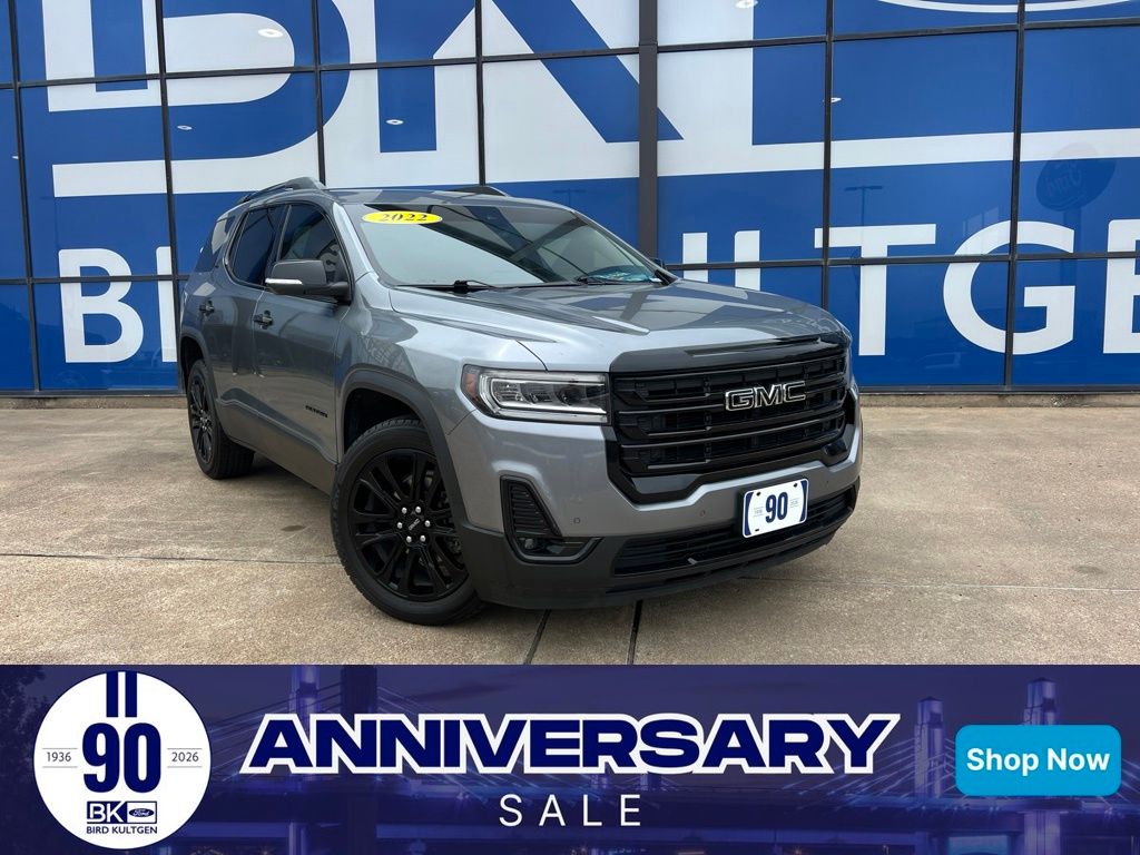 Gray (Satin Steel Metallic) 2022 GMC Acadia SUV / Crossover Front-Wheel Drive 9-Speed Automatic