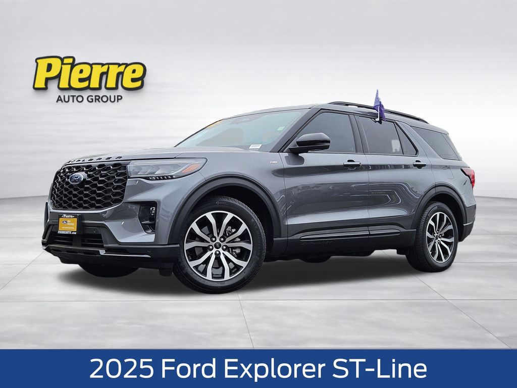 Gray Metallic 2025 Ford Explorer SUV / Crossover Rear-Wheel Drive Automatic