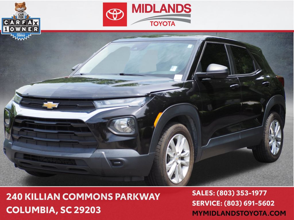 Mosaic Black Metallic 2021 Chevrolet Trailblazer LS FWD SUV / Crossover Front-Wheel Drive Continuously Variable Transmission