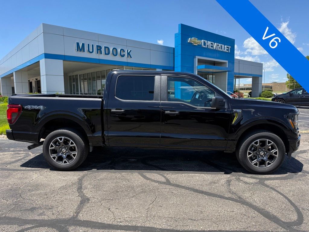 Black Metallic 2025 Ford F-150 Pickup Truck Four-Wheel Drive Automatic