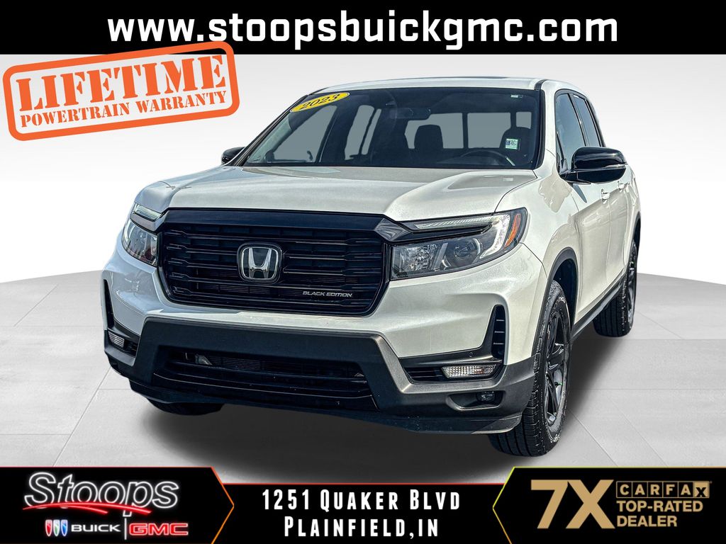 Platinum White Pearl 2023 Honda Ridgeline Black Edition AWD Pickup Truck All-Wheel Drive 9-Speed Automatic