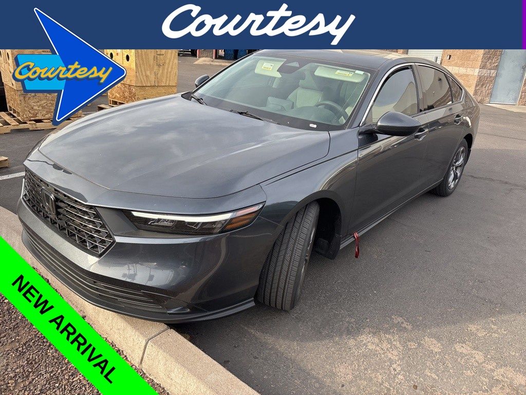 Meteorite Gray Metallic 2024 Honda Accord EX FWD Sedan Front-Wheel Drive Continuously Variable Transmission