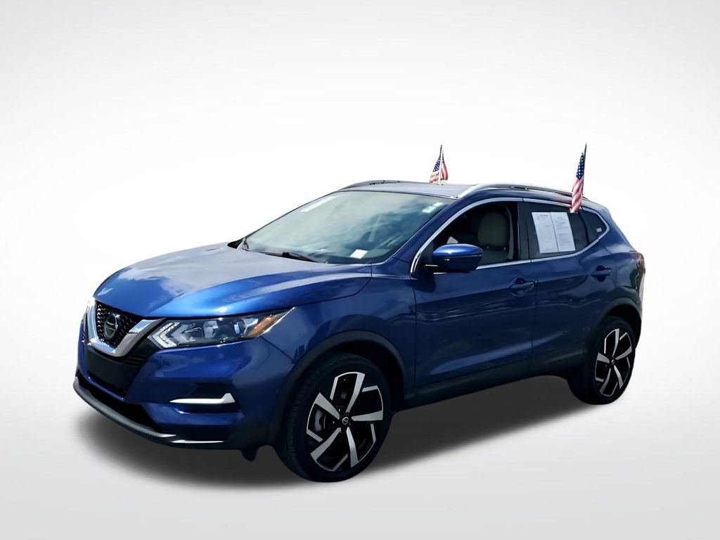 Caspian Blue Metallic 2021 Nissan Rogue Sport SL FWD SUV / Crossover Front-Wheel Drive Continuously Variable Transmission