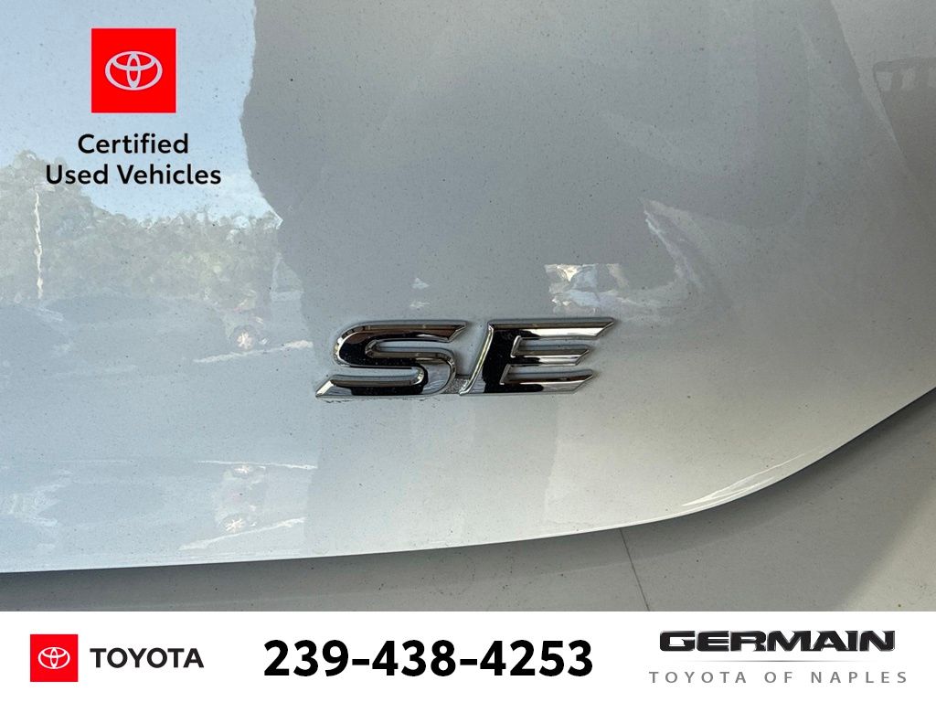 Certified Used 2025 White Toyota SE image 5