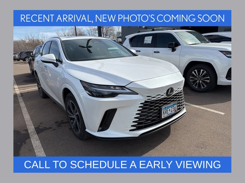 White 2023 Lexus RX Hybrid 350h Premium AWD SUV / Crossover All-Wheel Drive Continuously Variable Transmission