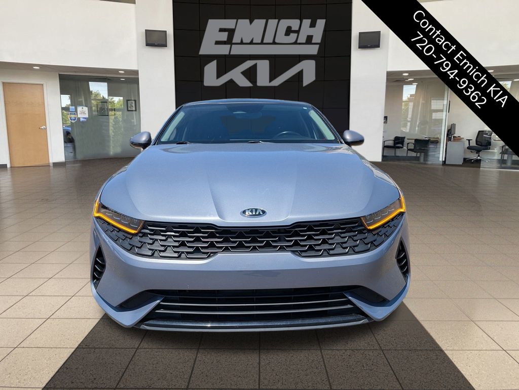 Certified 2021 Kia K5 EX with VIN 5XXG34J2XMG078433 for sale in Denver, CO
