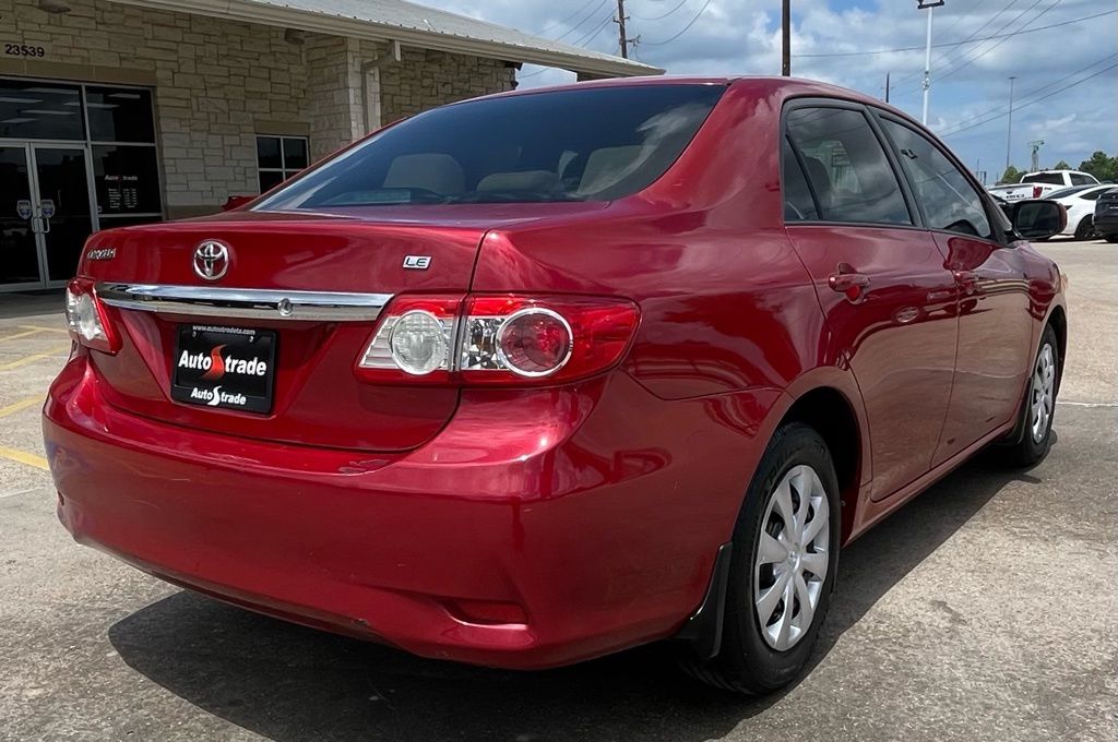 2011 Toyota Corolla LE Red at Emmons Autoplex