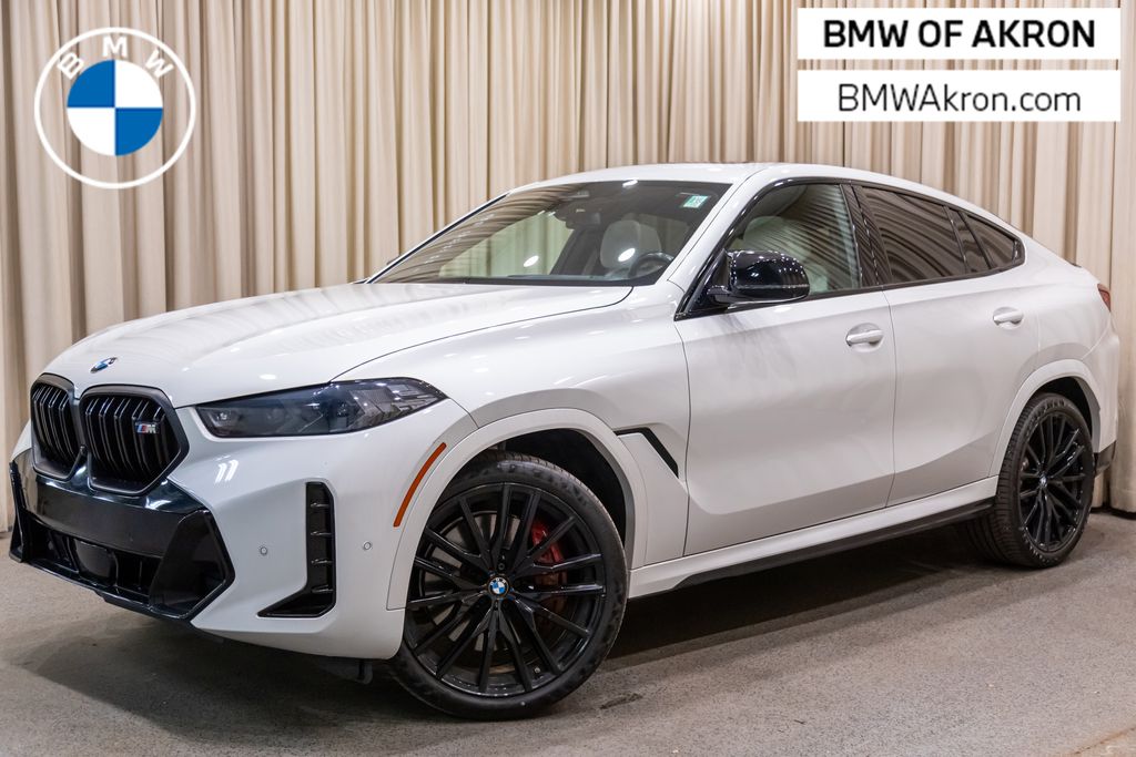 Mineral White Metallic 2024 BMW X6 SUV / Crossover All-Wheel Drive 8-Speed Automatic