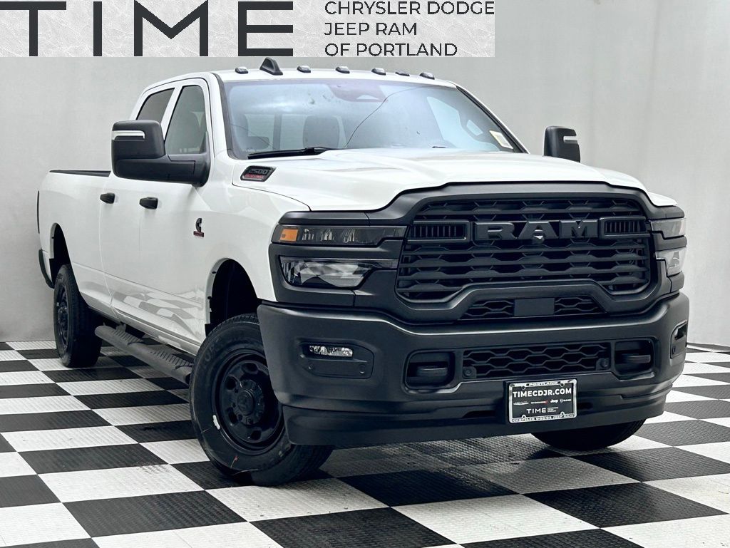 Bright White Clearcoat 2026 RAM 2500 Pickup Truck Four-Wheel Drive 8-Speed Automatic