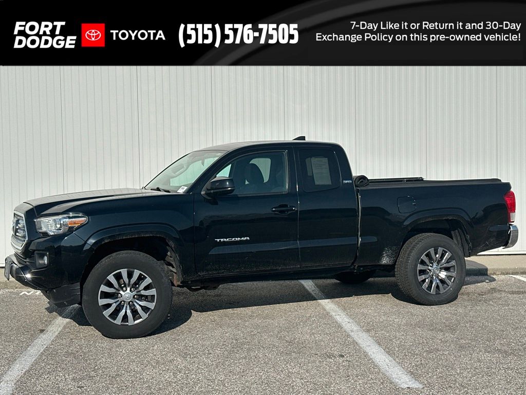 Black 2017 Toyota Tacoma Pickup Truck Four-Wheel Drive 6-Speed Automatic