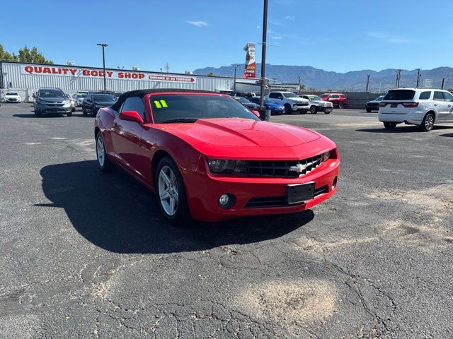 Victory Red 2011 Chevrolet Camaro Convertible Rear-Wheel Drive 6-Speed Manual