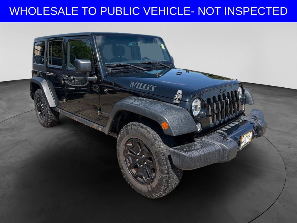 Black Clearcoat 2015 Jeep Wrangler SUV / Crossover Four-Wheel Drive 5-Speed Automatic