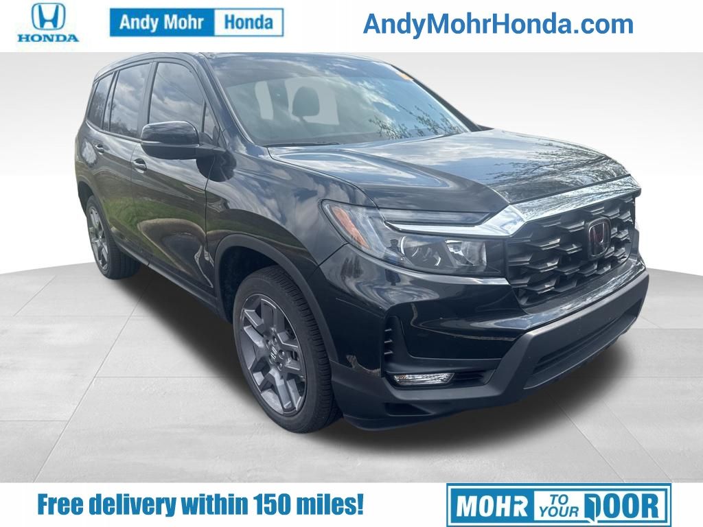 Crystal Black Pearl 2023 Honda Passport EX-L AWD SUV / Crossover All-Wheel Drive 9-Speed Automatic
