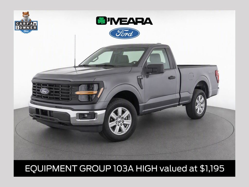 Carbonized Gray Metallic 2024 Ford F-150 Pickup Truck Four-Wheel Drive Automatic