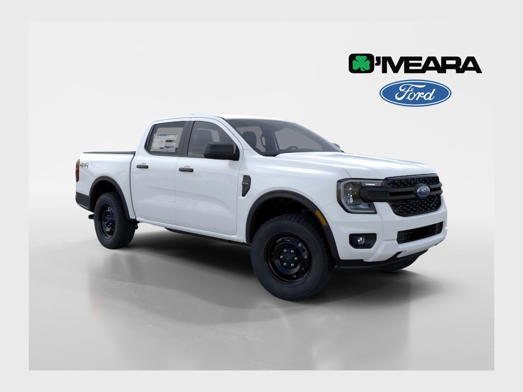 Oxford White 2026 Ford Ranger XL SuperCrew 4WD Pickup Truck Four-Wheel Drive Automatic