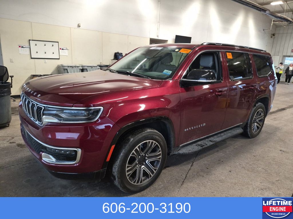 Velvet Red Pearlcoat 2024 Jeep Wagoneer 4WD SUV / Crossover Four-Wheel Drive 8-Speed Automatic