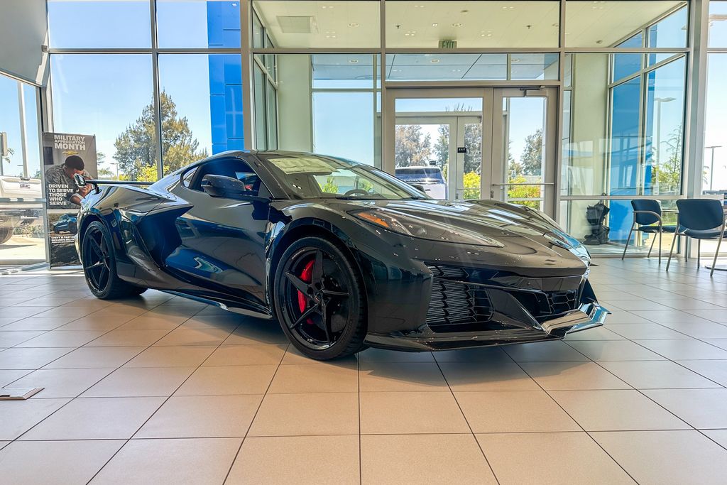 Black 2026 Chevrolet Corvette E-Ray Coupe AWD with 2LZ Coupe All-Wheel Drive 8-Speed Dual Clutch