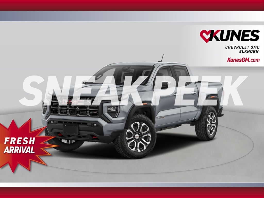 Sterling Metallic 2026 GMC Canyon AT4 Crew Cab 4WD Pickup Truck Four-Wheel Drive 8-Speed Automatic