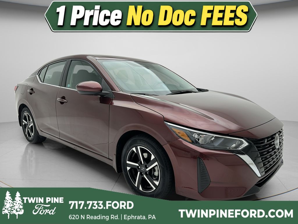 Rosewood Metallic 2024 Nissan Sentra Sedan Front-Wheel Drive Continuously Variable Transmission