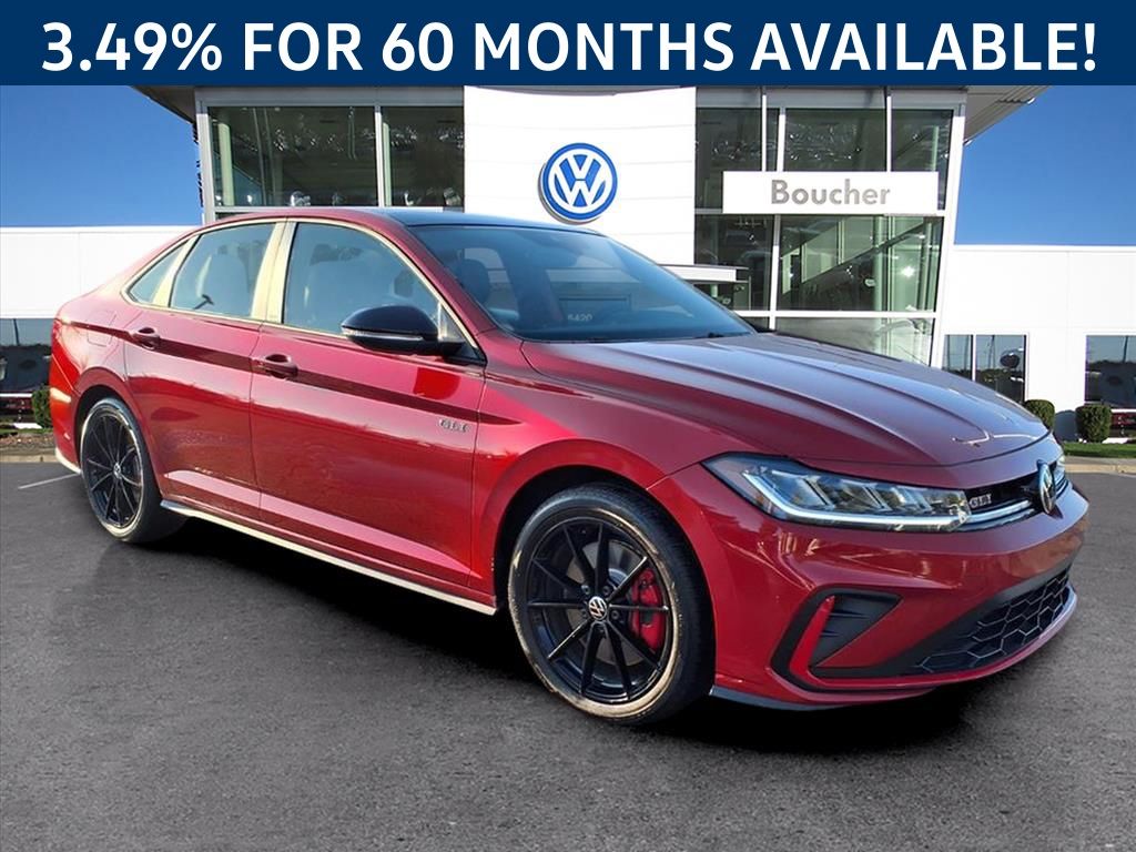 Kings Red Metallic w/Deep Black Roof 2025 Volkswagen Jetta GLI Autobahn FWD Sedan Front-Wheel Drive Automatic