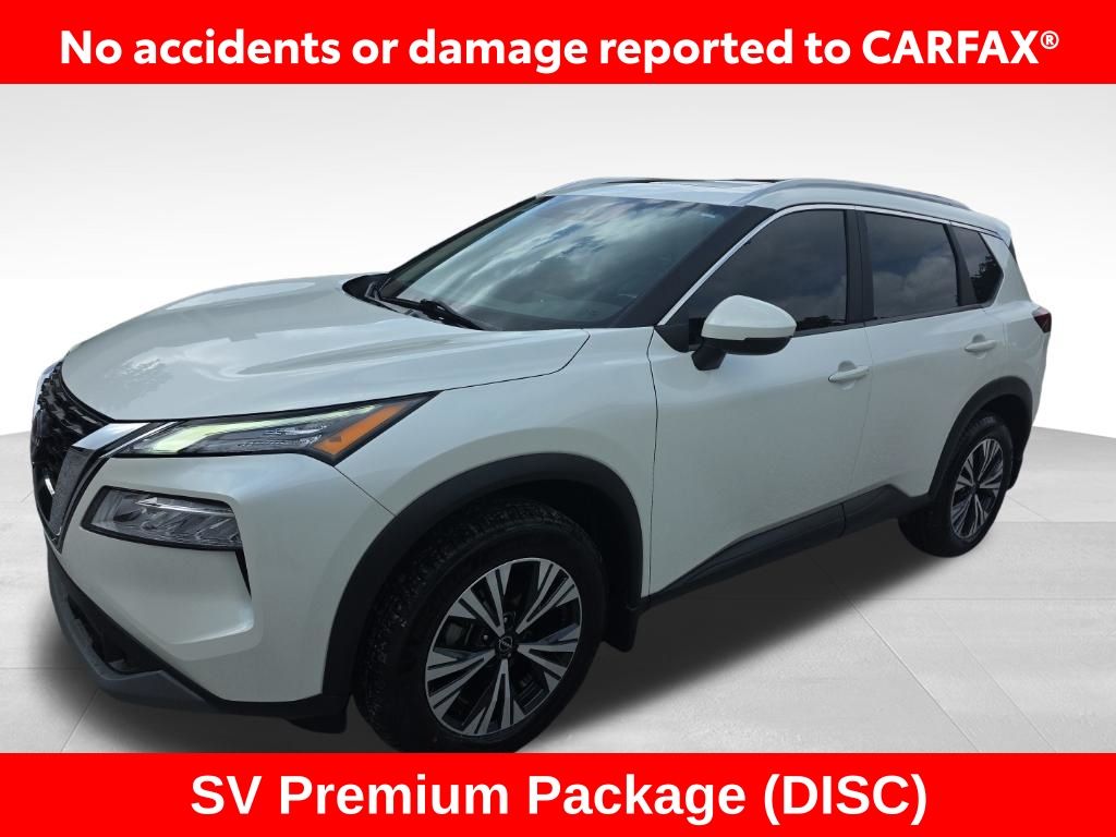 Pearl White Tricoat 2023 Nissan Rogue SUV / Crossover All-Wheel Drive Continuously Variable Transmission