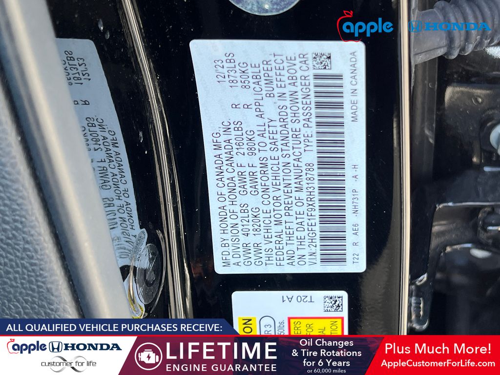 2024 Honda Civic Sedan Touring