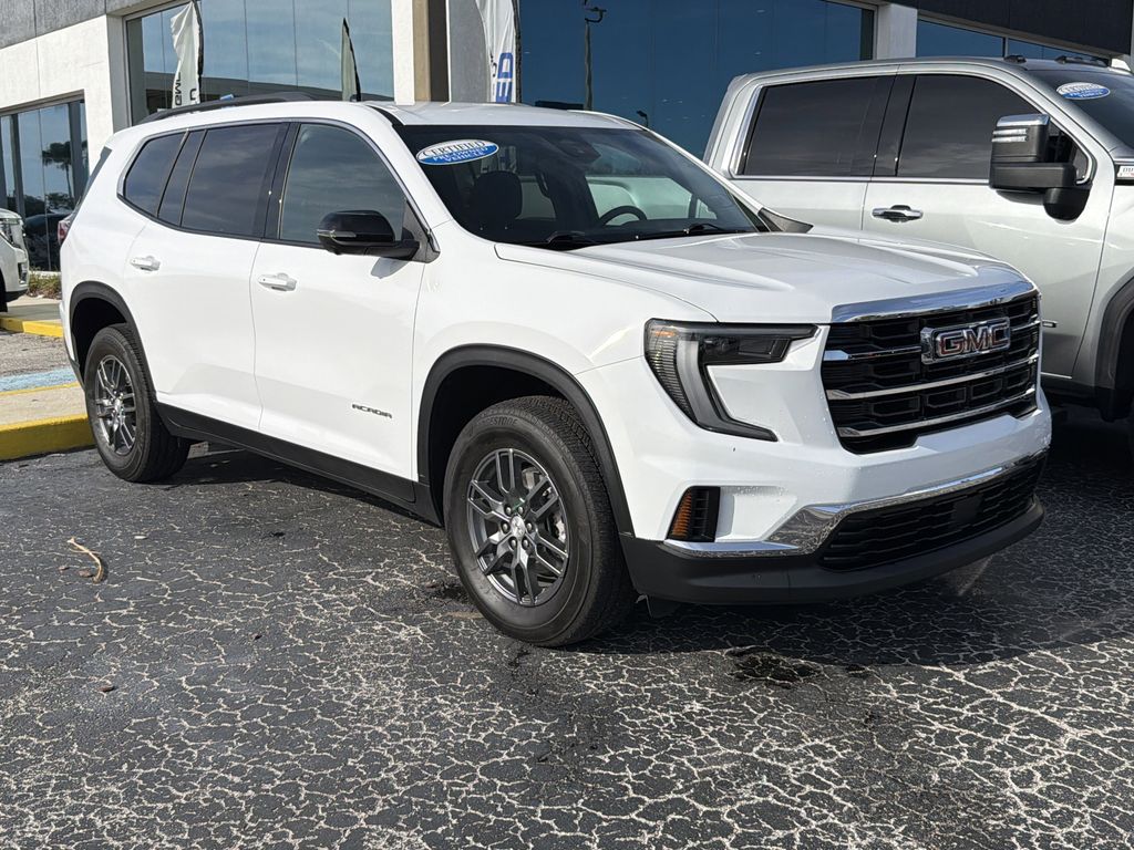 Summit White 2025 GMC Acadia Elevation AWD SUV / Crossover Four-Wheel Drive 8-Speed Automatic