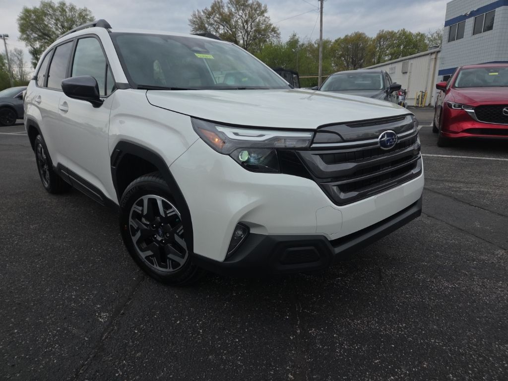 Crystal White Pearl 2026 Subaru Forester Crossover AWD SUV / Crossover All-Wheel Drive Continuously Variable Transmission