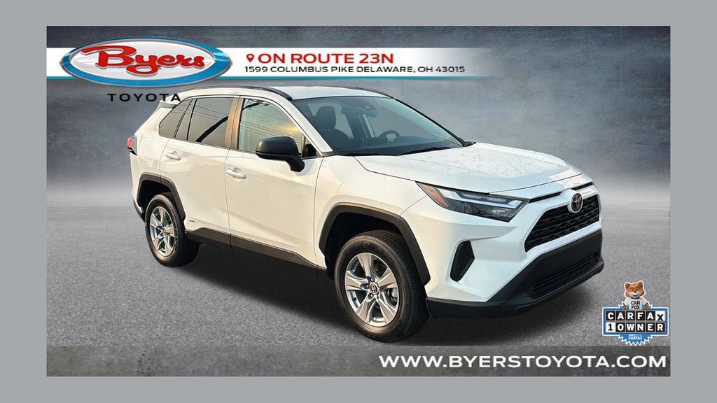 Ice Cap 2025 Toyota RAV4 Hybrid SUV / Crossover All-Wheel Drive Continuously Variable Transmission