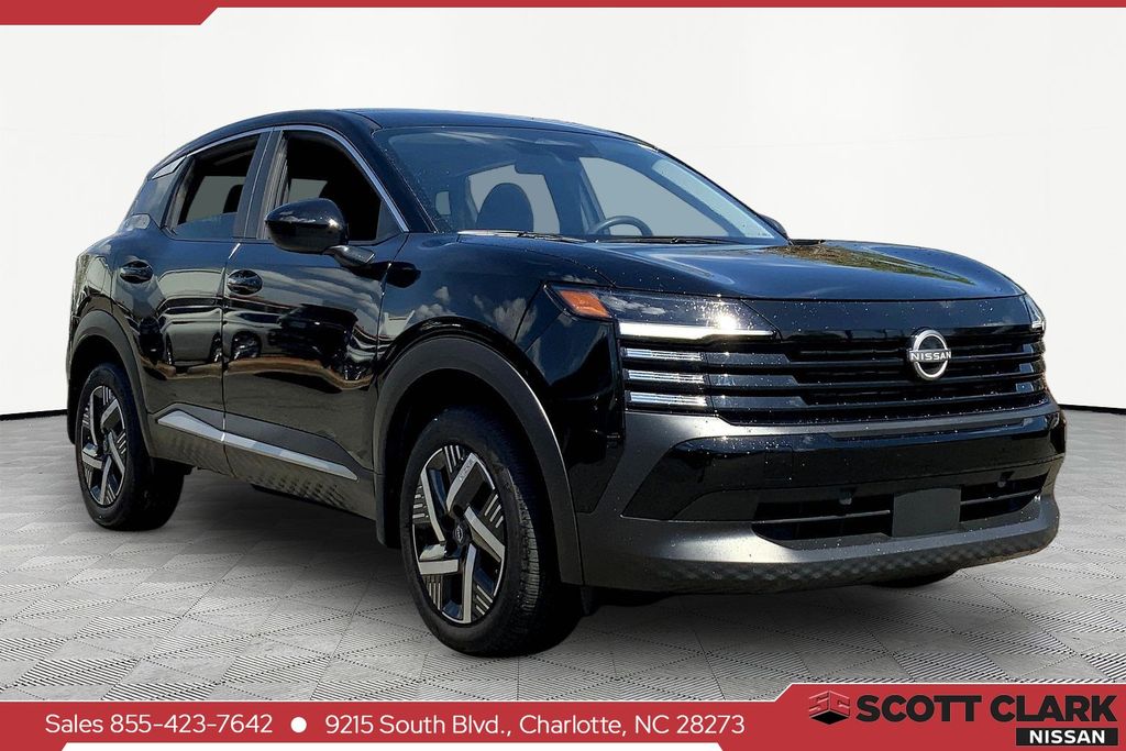 Black 2025 Nissan Kicks SV FWD SUV / Crossover Front-Wheel Drive Continuously Variable Transmission