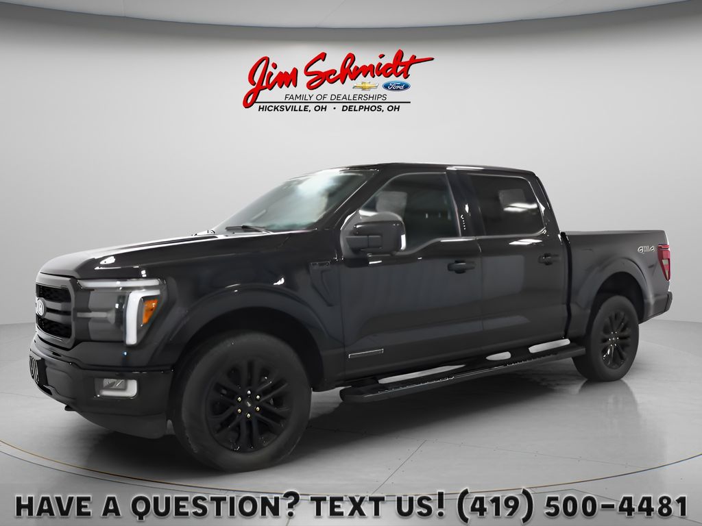 Agate Black Metallic 2024 Ford F-150 Pickup Truck Four-Wheel Drive Automatic