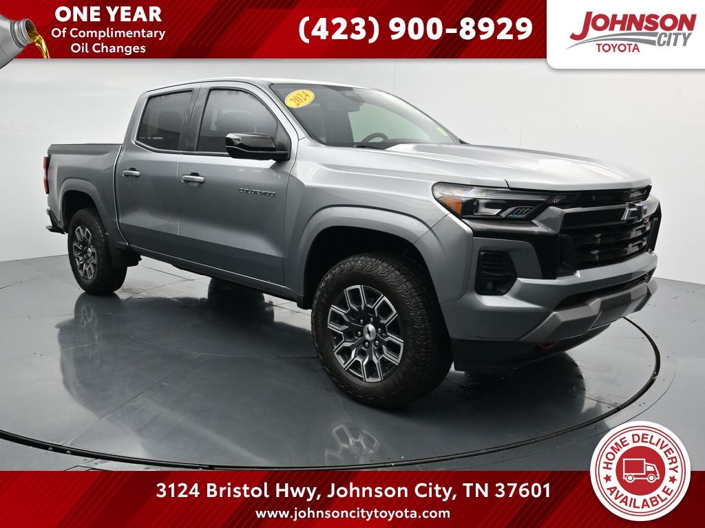 Sterling Gray Metallic 2024 Chevrolet Colorado Pickup Truck Four-Wheel Drive 8-Speed Automatic