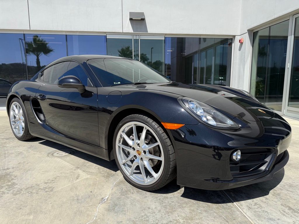 Jet Black Metallic 2015 Porsche Cayman Coupe Rear-Wheel Drive 7-Speed Automatic