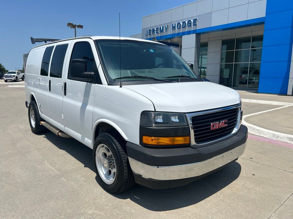 Summit White 2021 GMC Savana Cargo Van Rear-Wheel Drive 6-Speed Automatic Overdrive