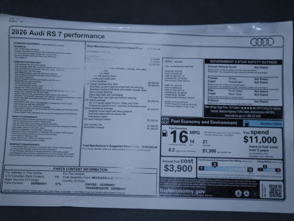 Thumbnail: 2026 Audi RS 7 - 9