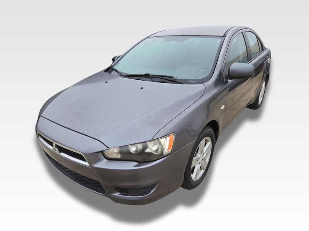 Wicked White Metallic 2008 Mitsubishi Lancer ES Sedan Front-Wheel Drive Continuously Variable Transmission