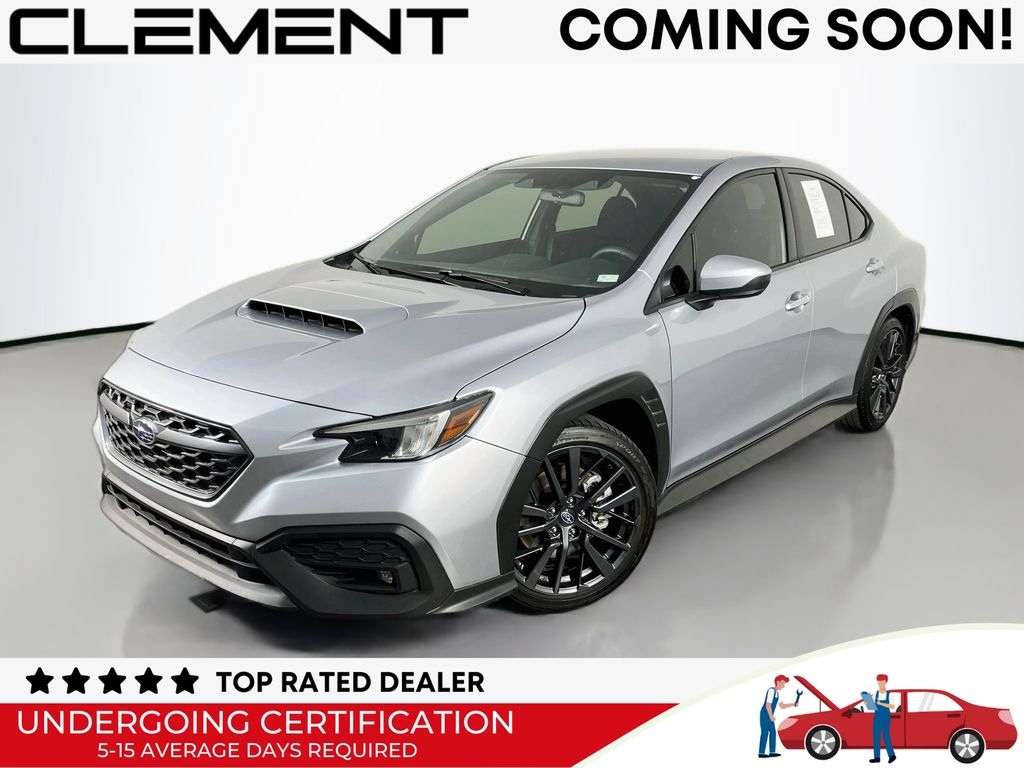 Ice Silver Metallic 2024 Subaru WRX Sedan All-Wheel Drive 6-Speed Manual