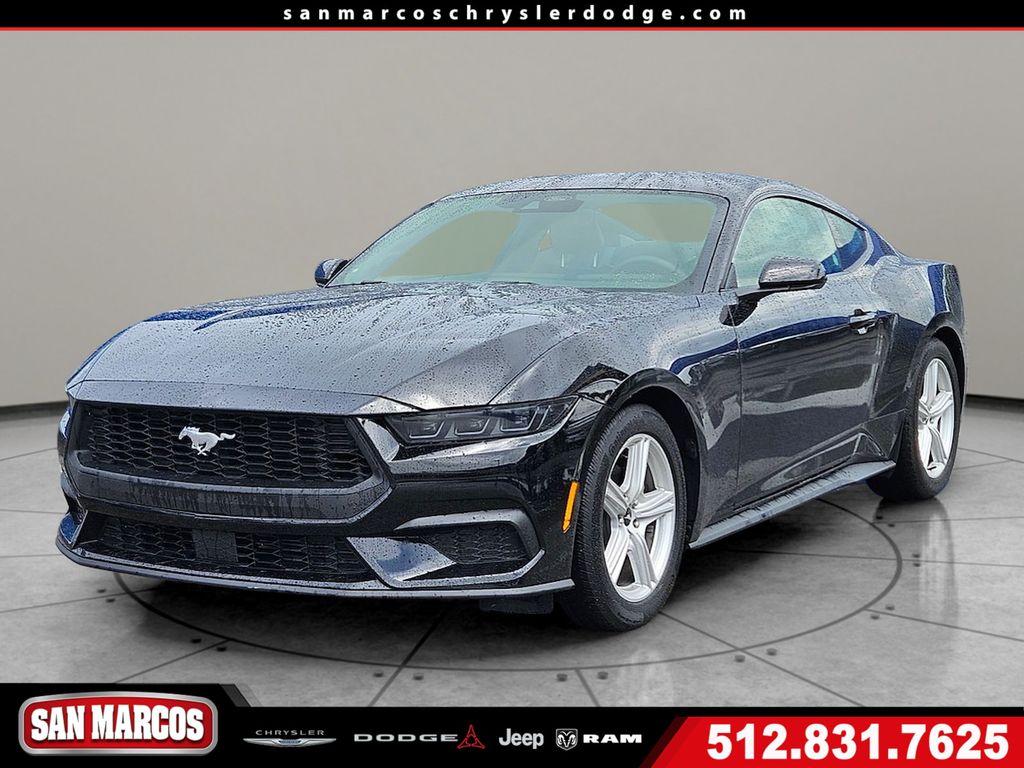 Shadow Black 2026 Ford Mustang EcoBoost Premium Fastback RWD Coupe Rear-Wheel Drive Automatic