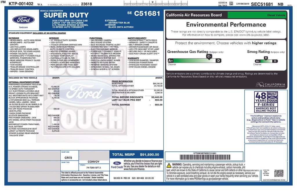 2025 Ford F-350 Super Duty LARIAT
