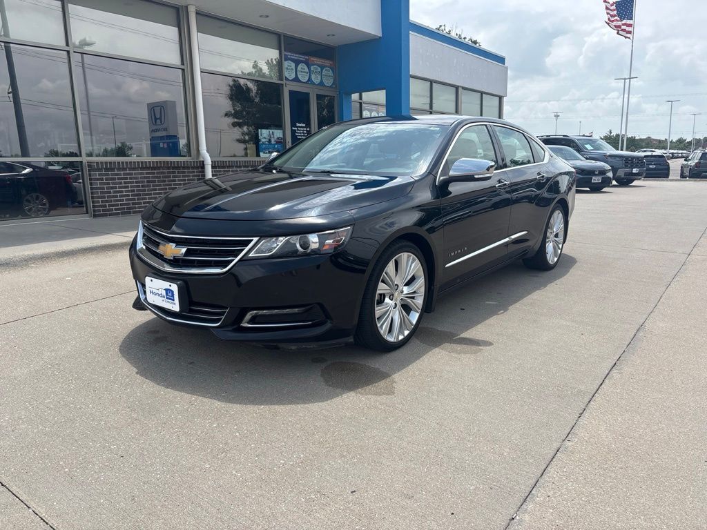 Black 2015 Chevrolet Impala Sedan Front-Wheel Drive 6-Speed Automatic Overdrive