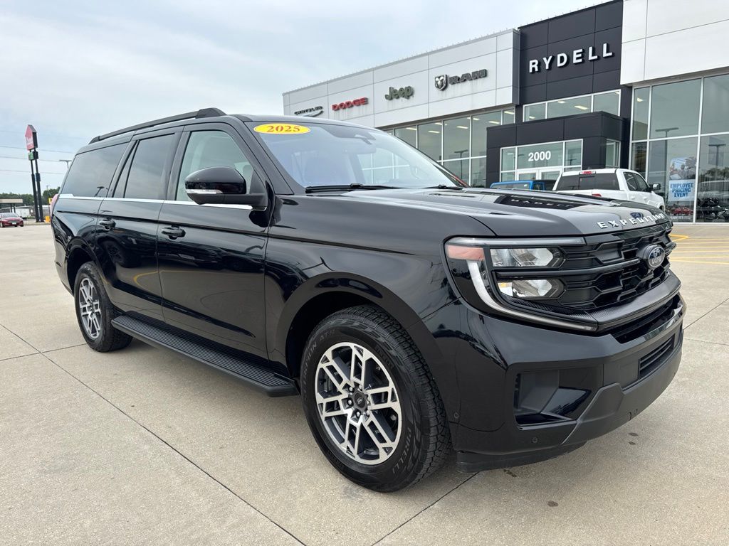 Agate Black Metallic 2025 Ford Expedition SUV / Crossover Four-Wheel Drive Automatic