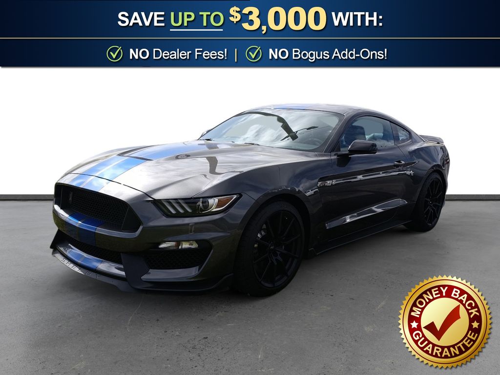 Gray (Magnetic) 2017 Ford Mustang Shelby GT350 Fastback RWD Coupe Rear-Wheel Drive 6-Speed Manual